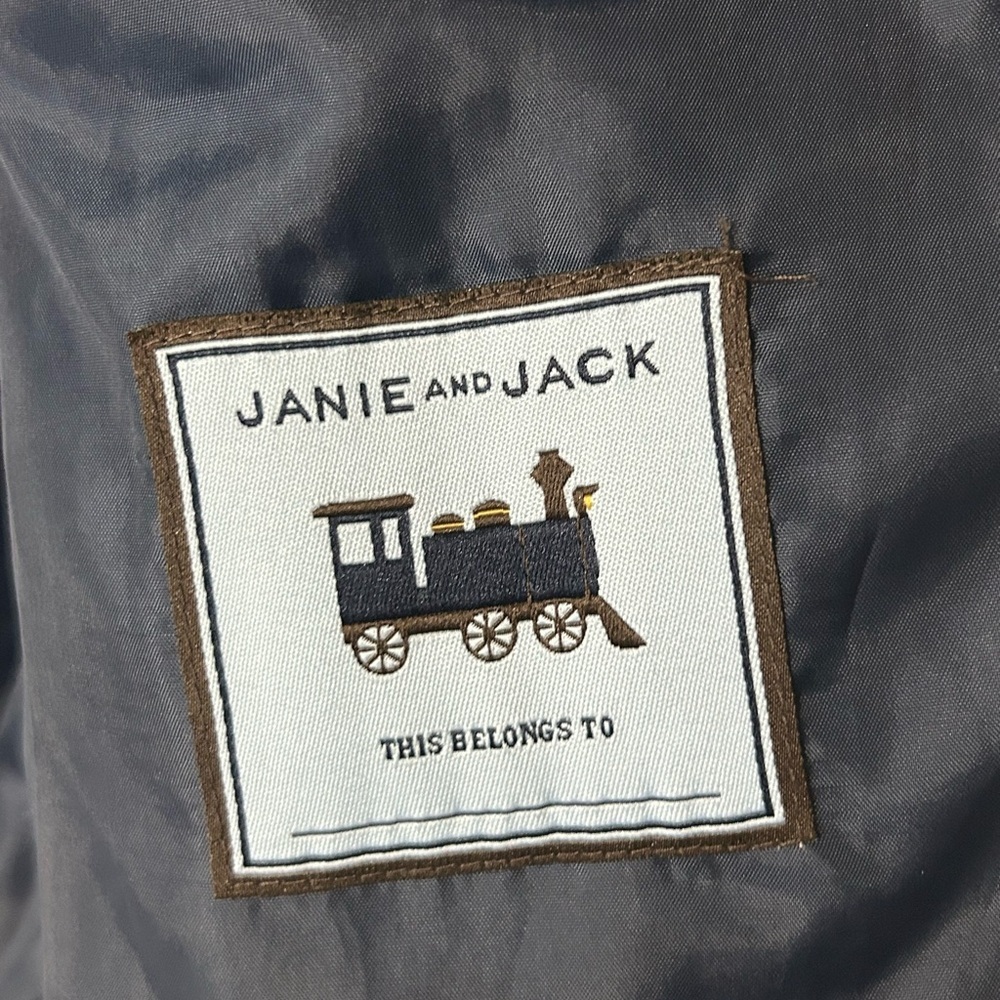 Janie and Jack Vest Boys 4-5 Hooded Puffer Lined Zip Pockets Fall Winter Outerwe - Picture 12 of 12